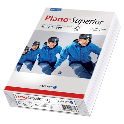 Artikelbild 3 für Plano® Kopierpapier Superior DIN A5 80 g/qm 500 Blatt, Artikelnummer 215707