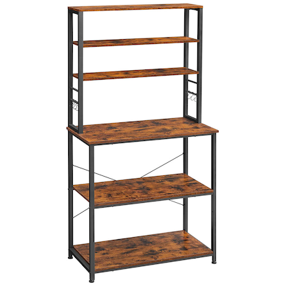 Artikelbild 16 für VASAGLE Küchen-Organizer vintage-braun 80,0 x 40,0 x 167,0 cm, Artikelnummer 438289