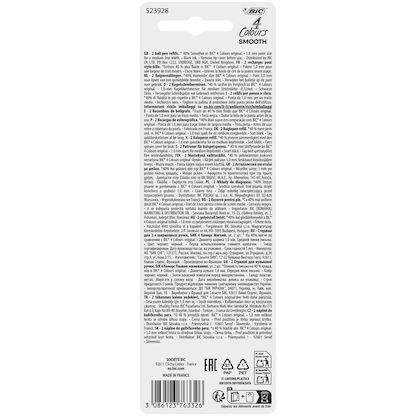 Artikelbild 3 für BIC 4 Colours Smooth Kugelschreibermine M schwarz, 2 St., Artikelnummer 592797