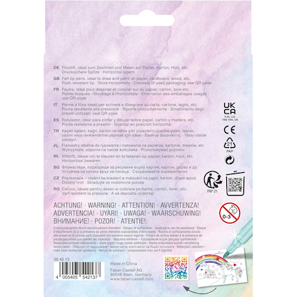 Artikelbild 4 für AKTION: FABER-CASTELL Einhorn Filzstifte farbsortiert, 13 St. + GRATIS Einhornsticker, Artikelnummer 589974