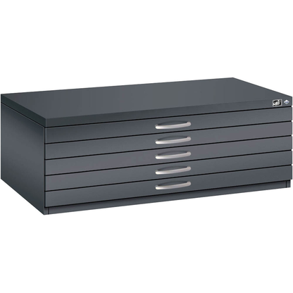 Artikelbild 3 für CP 7100 Planschrank schwarzgrau 5 Schubladen 110,0 x 76,5 x 42,0 cm, Artikelnummer 682029