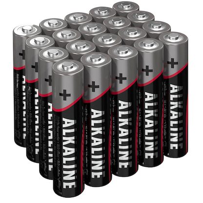 Artikelbild für 20 ANSMANN Batterien Red Alkaline Micro AAA 1,5 V, Artikelnummer 545566