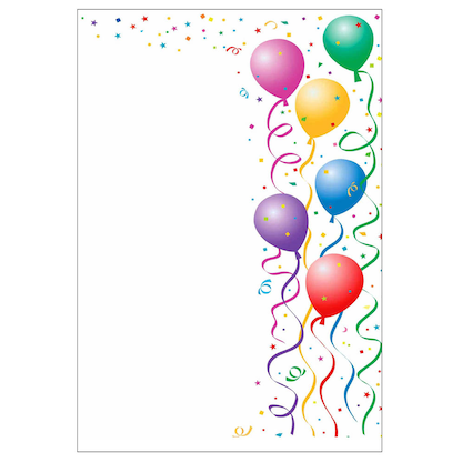 Artikelbild 20 für LUMA Motivpapier bunte Luftballon Motiv DIN A4 100 g/qm 50 Blatt, Artikelnummer 798441