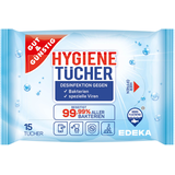Artikelbild 1 für GUT&GÜNSTIG Desinfektionstücher 1-lagig weiß, 15 Tücher, Artikelnummer 988257