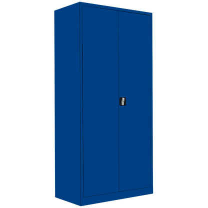 Artikelbild für LÜLLMANN Metallschrank 530343 enzianblau 92,5 x 42,2 x 195,0 cm, aufgebaut, Artikelnummer 182669