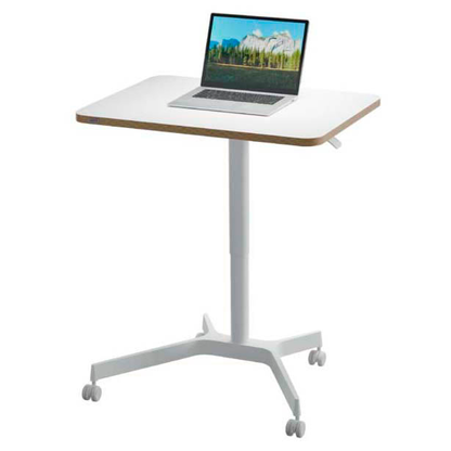 Artikelbild 2 für AKTION: LEITZ Ergo höhenverstellbarer Schreibtisch weiß rechteckig, 4-Fuß-Gestell weiß 80,0 x 60,0 cm mit 15 Euro CashBack, Artikelnummer 408348