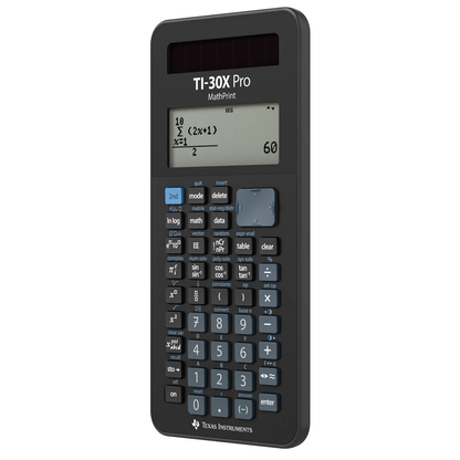 Artikelbild 3 für TEXAS INSTRUMENTS TI-30X Pro MathPrint™ Wissenschaftlicher Taschenrechner schwarz, Artikelnummer 520332