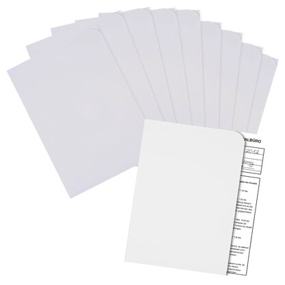 Artikelbild 8 für 100 ELCO Sichthüllen Ordo discreta DIN A4 weiß glatt 120 g/qm, Artikelnummer 116319