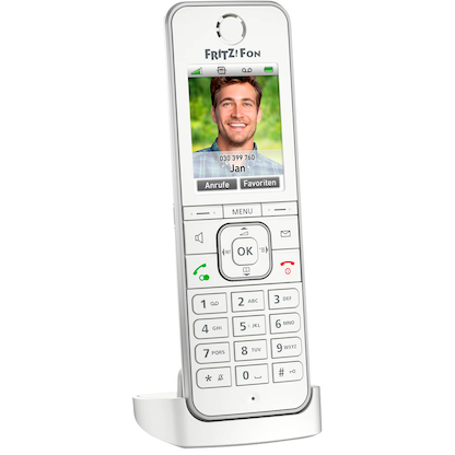 Artikelbild 2 für AKTION: 3 FRITZ! FRITZ!Fon C6 Zusatz-Mobilteile weiß, Artikelnummer 474199