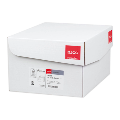 Artikelbild 5 für ELCO Briefumschläge Proclima DIN C5 mit Fenster weiß haftklebend 500 St., Artikelnummer 270821
