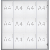 Artikelbild 1 für MAUL Schaukasten Extraslim grau 12x DIN A4, Artikelnummer 515142