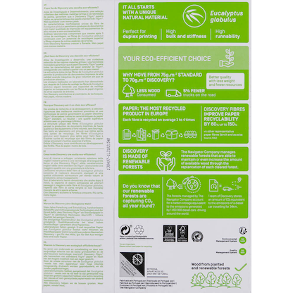 Artikelbild 3 für DISCOVERY Kopierpapier DISCOVERY DIN A4 70 g/qm 500 Blatt, Artikelnummer 559617