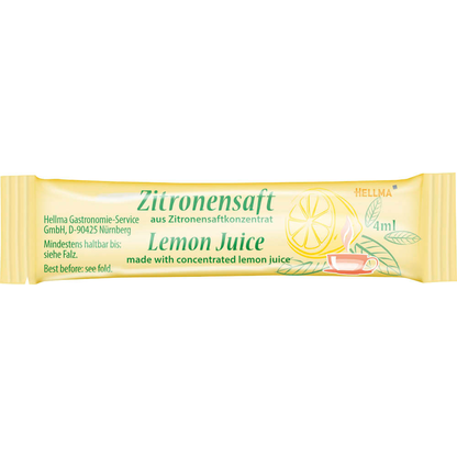 Artikelbild 2 für HELLMA Zitronensaft, 100 x 4,0 ml, Artikelnummer 762421