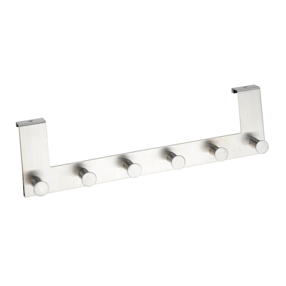 Artikelbild 2 für WENKO Türgarderoben Celano mit 2x 6 Haken silber, 2 St., Artikelnummer 806832