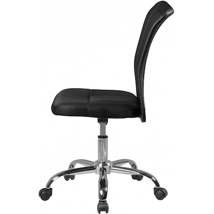 Artikelbild 3 für AMSTYLE Kinderdrehstuhl, SPM1.313 Stoff schwarz, Gestell silber, Artikelnummer 905374