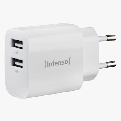 Artikelbild 2 für Intenso W24AA Ladeadapter weiß, 24 Watt, Artikelnummer 191169