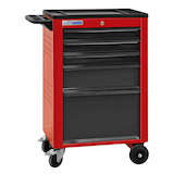Artikelbild 1 für ADB Basic Werkstattwagen rot 5 Schubladen, Artikelnummer 204110