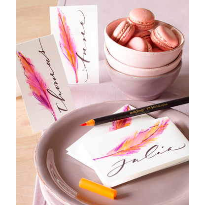 Artikelbild 3 für edding 1340 Brush-Pens farbsortiert, 10 St., Artikelnummer 912079