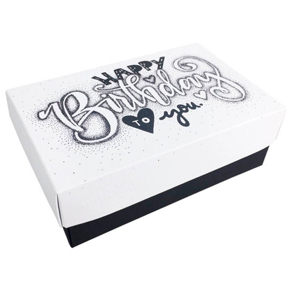 Artikelbild 3 für 2 BUNTBOX Geburtstag L Geschenkboxen-Set weiß, Artikelnummer 304061