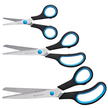 Artikelbild 2 für WESTCOTT Papierscheren-Set Easy Grip, 3 St., Artikelnummer 664581