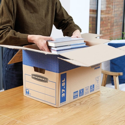 Artikelbild 7 für 5 Bankers Box Umzugskartons SmoothMove FastFold 42,9 x 32,7 x 31,0 cm, Artikelnummer 539033