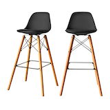 Artikelbild 1 für 2 meet powered by PAPERFLOW Barhocker Steelwood THSTW.23.01 schwarz, Artikelnummer 546883