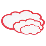 Artikelbild 1 für magnetoplan Moderationskarten weiß/rot 23,0 x 14,5 cm, 20 Blatt, Artikelnummer 620211