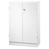 Artikelbild 1 für HAMMERBACHER Aktenschrank 6550, V6550/W/W/SG weiß 2 Fachböden 80,0 x 42,0 x 127,0 cm, Artikelnummer 866602