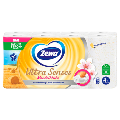Artikelbild 2 für Zewa Toilettenpapier Ultra Senses 4-lagig, 16 Rollen, Artikelnummer 795874