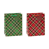 Artikelbild 1 für 12 TSI Geschenktüten Tartan Motiv sortiert 18,0 x 23,0 cm, Artikelnummer 327207