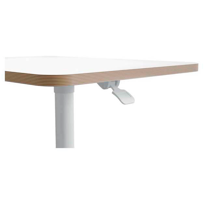 Artikelbild 11 für AKTION: LEITZ Ergo höhenverstellbarer Schreibtisch weiß rechteckig, 4-Fuß-Gestell weiß 80,0 x 60,0 cm mit 15 Euro CashBack, Artikelnummer 408348