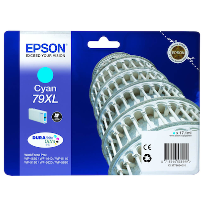 Artikelbild 6 für EPSON 79XL / T7901XL/T7902XL/T7903XL/T7904XL schwarz, cyan, magenta, gelb Druckerpatronen, 4er-Set, Artikelnummer 458509