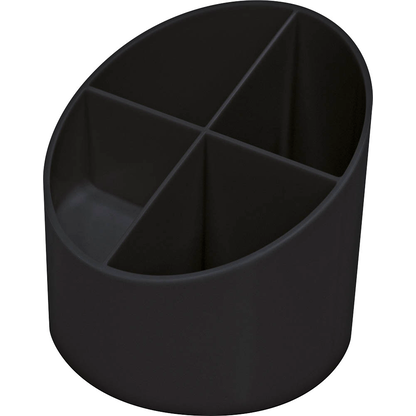 Artikelbild 2 für helit Stiftehalter the green cross schwarz Kunststoff 4 Fächer 11,0 x 11,0 x 10,5 cm, Artikelnummer 823793