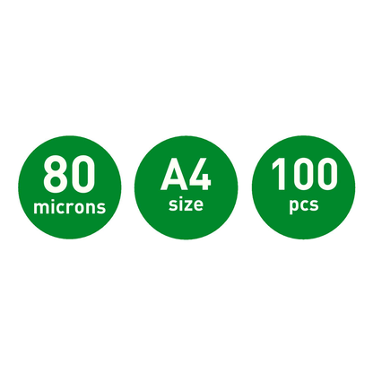 Artikelbild 15 für 100 LEITZ UDT Laminierfolien glänzend für A4 80 micron, Artikelnummer 472464