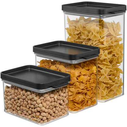 Artikelbild 11 für MEPAL Vorratsdosen-Set Omnia schwarz 0,7/1,1/2,0 l, 1 Set, Artikelnummer 434278