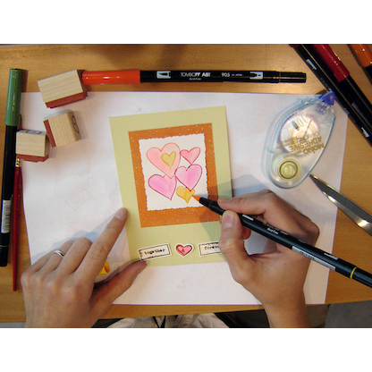 Artikelbild 4 für Tombow ABT Dual Brush-Pens farbsortiert, 6 St., Artikelnummer 398432