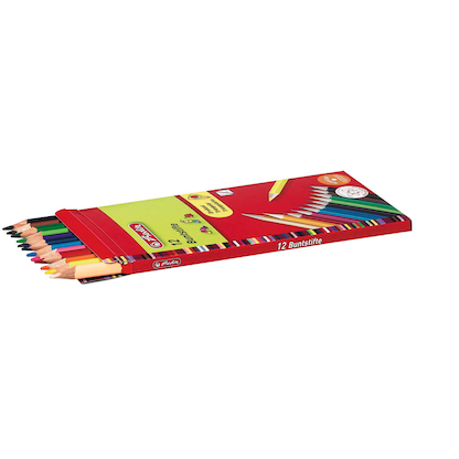 Artikelbild 2 für herlitz Buntstifte farbsortiert, 12 St., Artikelnummer 839977