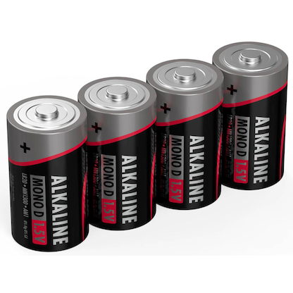 Artikelbild für 4 ANSMANN Batterien Red Alkaline Mono D 1,5 V, Artikelnummer 545913
