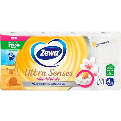 Artikelbild 2 für Zewa Toilettenpapier Ultra Senses 4-lagig, 8 Rollen, Artikelnummer 795973