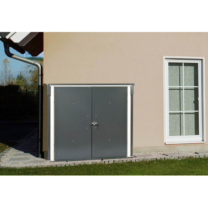 Artikelbild 2 für tepro Mülltonnenbox, anthrazit/weiß, Artikelnummer 329637