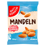 Artikelbild 1 für GUT&GÜNSTIG Mandeln geröstet & gesalzen 150,0 g, Artikelnummer 989941