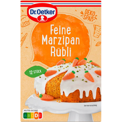 Artikelbild 24 für Dr. Oetker Feine Marzipan Rübli Dekor 12 St., Artikelnummer 576627