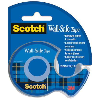 Artikelbild 2 für Scotch Klebefilmabroller Wall-Safe Tape blau, Artikelnummer 477727