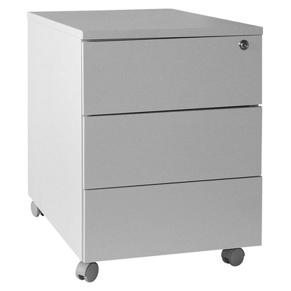 Artikelbild 2 für SZ Metall Rollcontainer lichtgrau 3 Auszüge 40,0 x 59,0 x 53,0 cm, Artikelnummer 421060