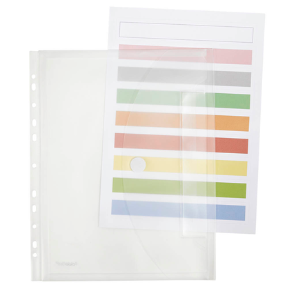 Artikelbild 2 für 10 FolderSys Dokumententaschen Index DIN A4 transparent genarbt 0,20 mm, Artikelnummer 450039