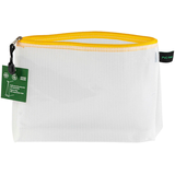 Artikelbild 1 für FolderSys Reißverschlussbeutel transparent/gelb 0,28 mm, 1 St., Artikelnummer 278399