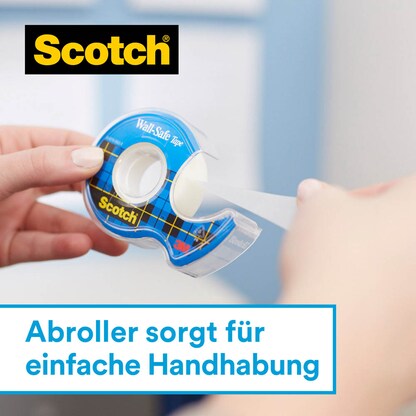 Artikelbild 4 für Scotch Klebefilmabroller Wall-Safe Tape blau, Artikelnummer 477727
