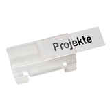 Artikelbild 1 für 50 Vollsichtreiter transparent, Artikelnummer 128603