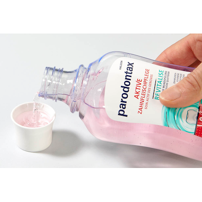 Artikelbild 4 für parodontax REVITALISE Mundspülung 300 ml, Artikelnummer 483337
