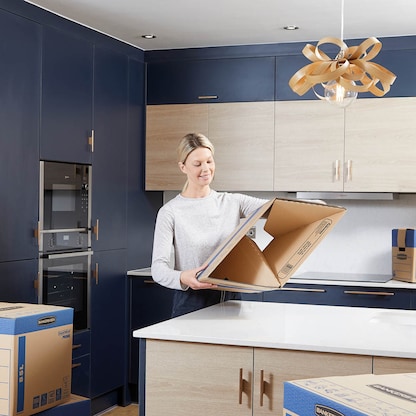 Artikelbild 10 für 5 Bankers Box Umzugskartons SmoothMove FastFold 42,9 x 32,7 x 31,0 cm, Artikelnummer 539033